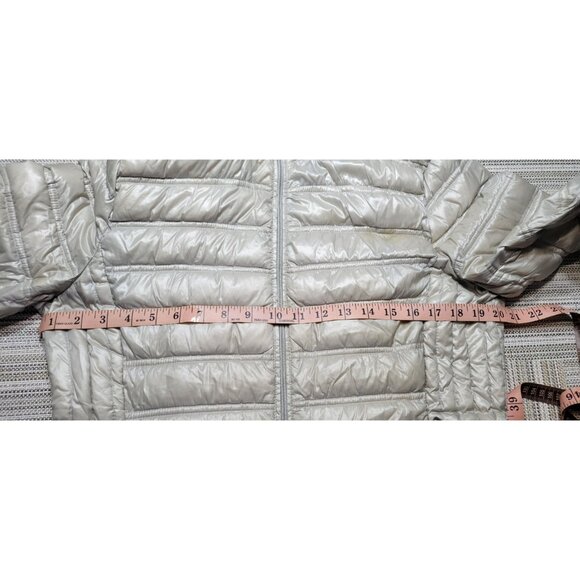 Calvin Klein Packable Lightweight Premium Down Jacket Size Large Grey Quilted * - Picture 9 of 12
